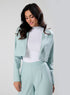 Crop Oversized Formal Blazer
